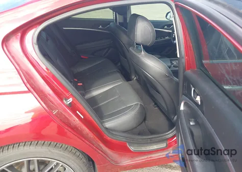 2019 Genesis G70 2.0T Advanced z USA, uszkodzony, nr VIN KMTG64LA6KU033588